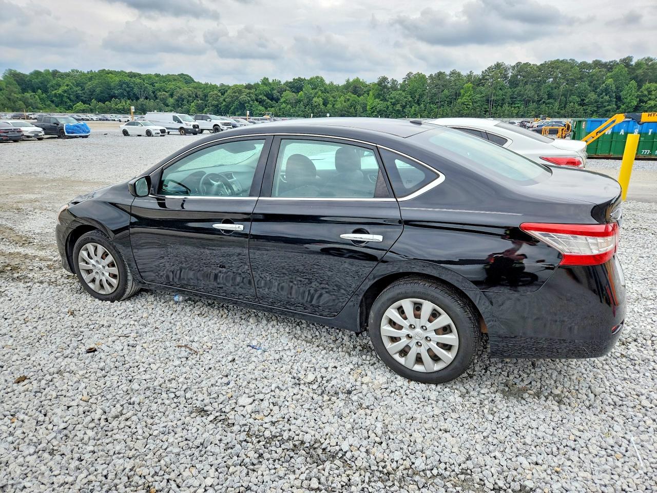 2015 Nissan Sentra Sv Black vin: 3N1AB7AP1FL675079