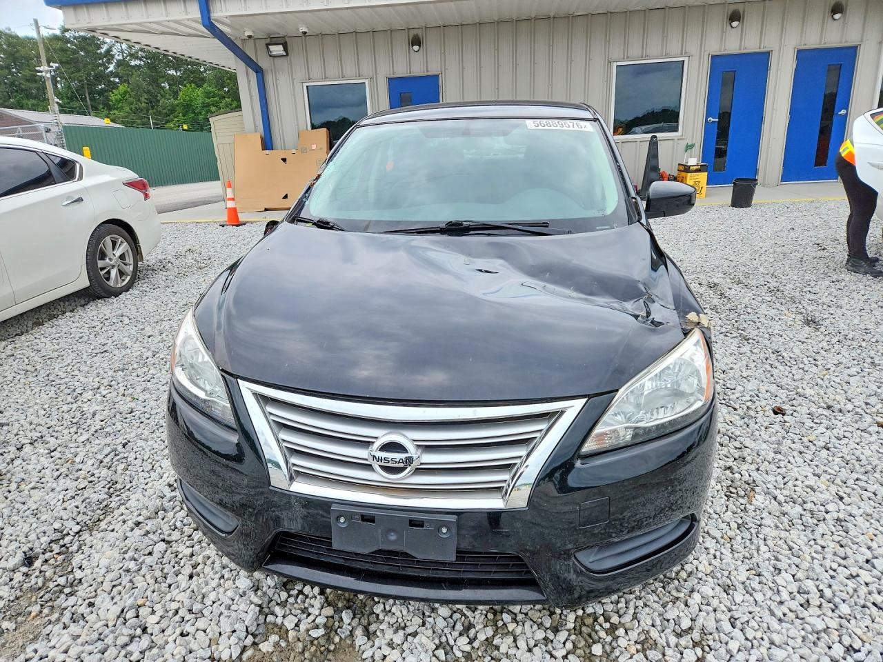 2015 Nissan Sentra Sv Black vin: 3N1AB7AP1FL675079