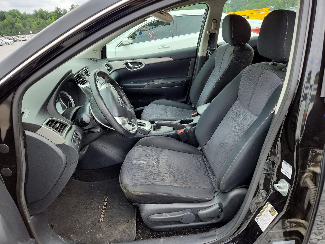 2015 Nissan Sentra Sv Black vin: 3N1AB7AP1FL675079