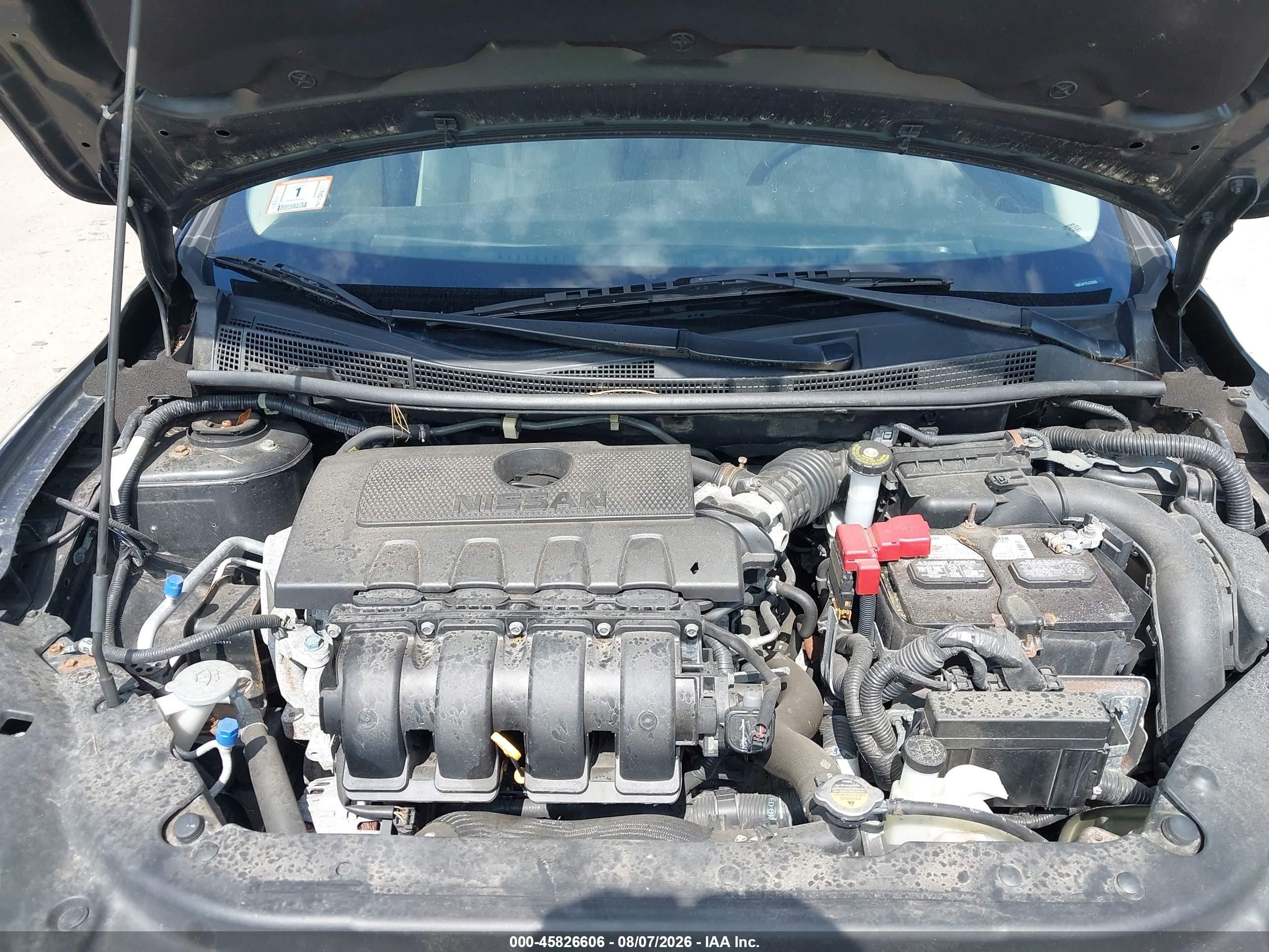 2015 Nissan Sentra Sv Blue vin: 3N1AB7AP1FL678368
