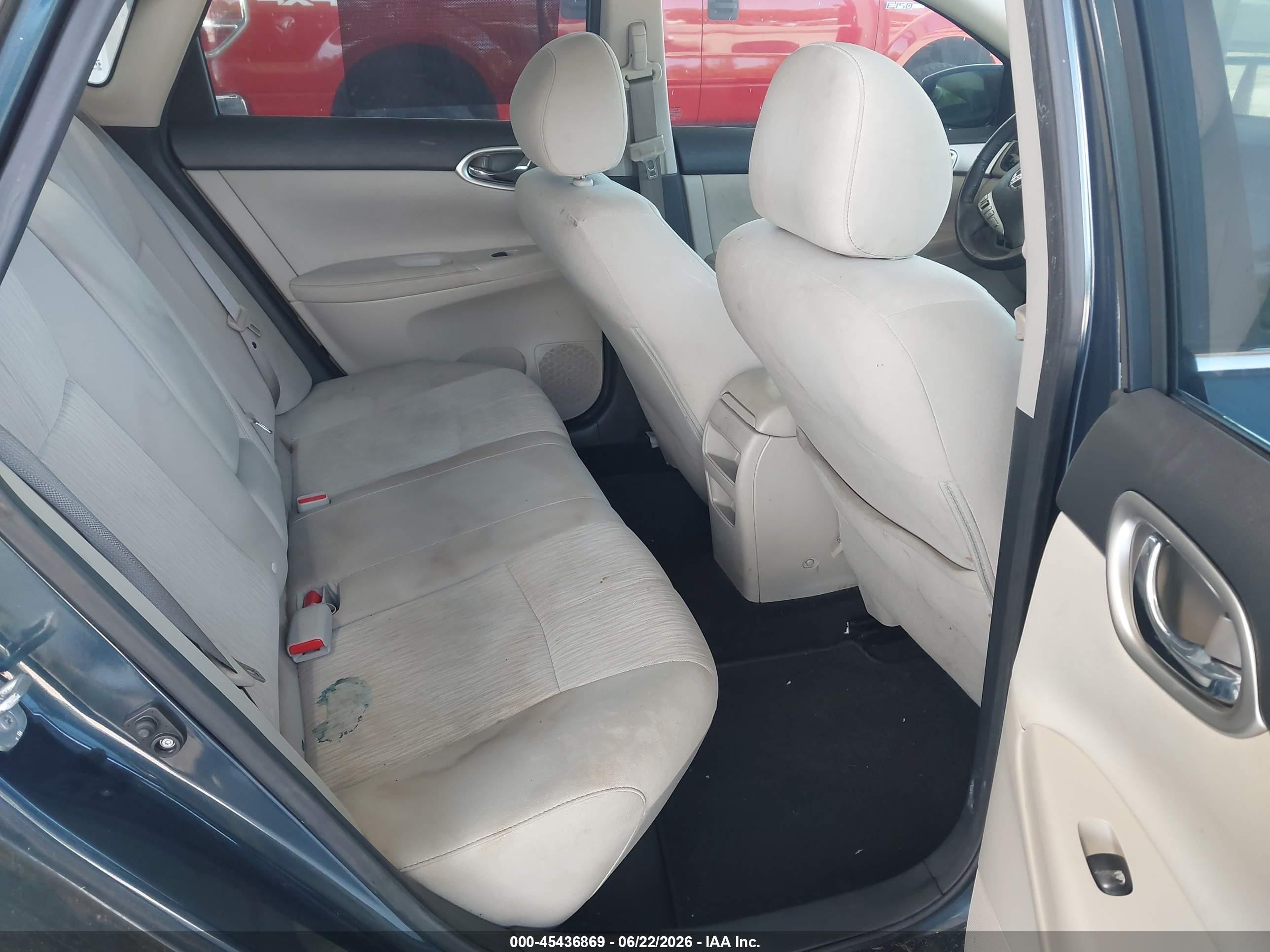 2015 Nissan Sentra Sv Blue vin: 3N1AB7AP1FL678466