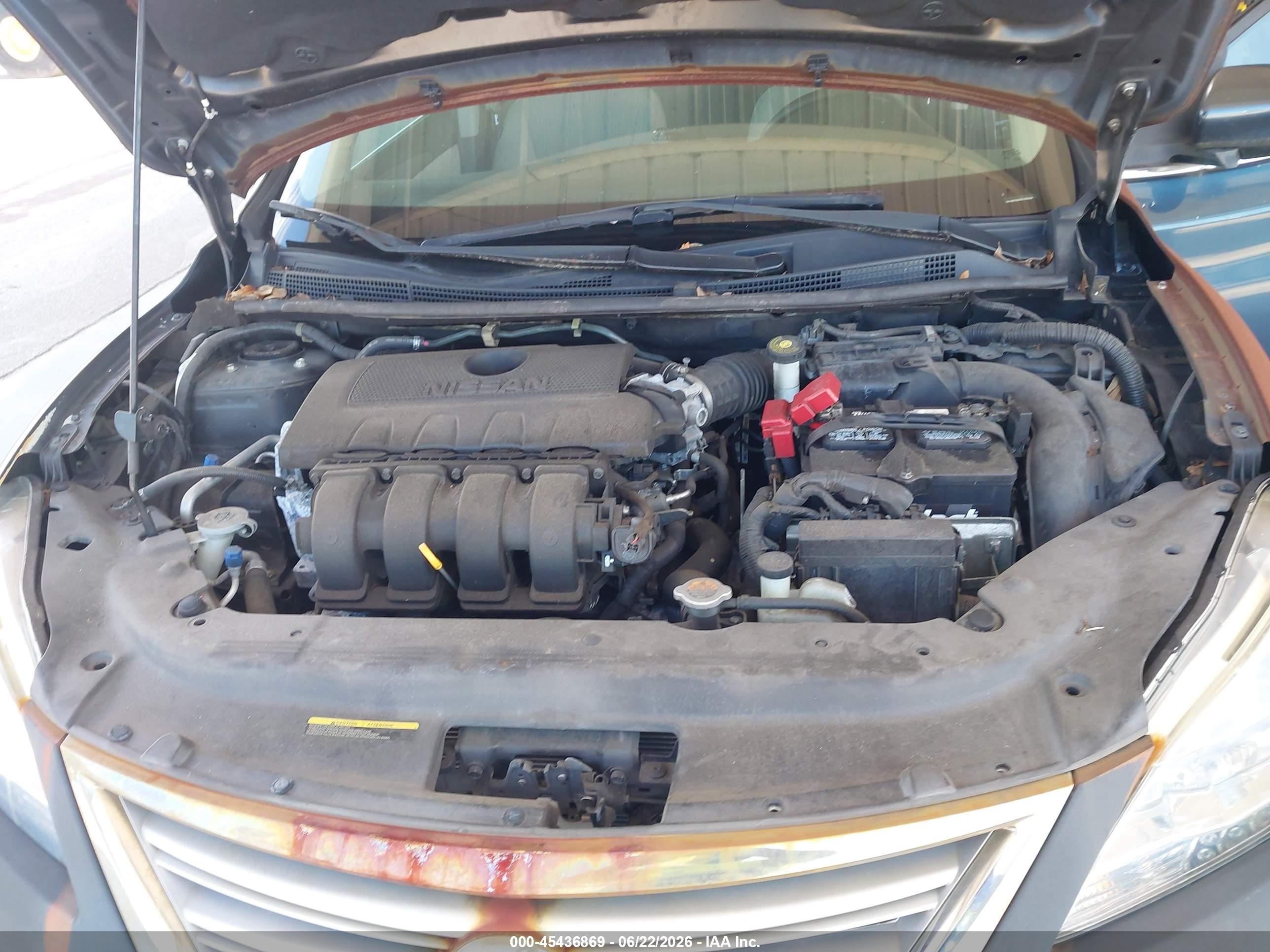 2015 Nissan Sentra Sv Blue vin: 3N1AB7AP1FL678466
