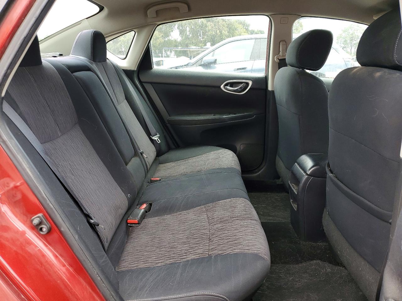2015 Nissan Sentra Sv Red vin: 3N1AB7AP1FL679441
