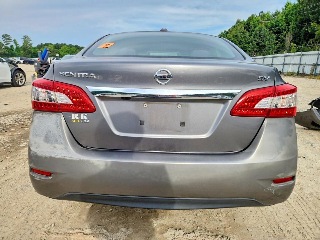 2015 Nissan Sentra Sv Gray vin: 3N1AB7AP1FL685367