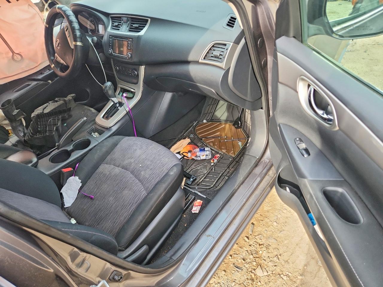 2015 Nissan Sentra Sv Gray vin: 3N1AB7AP1FL685367