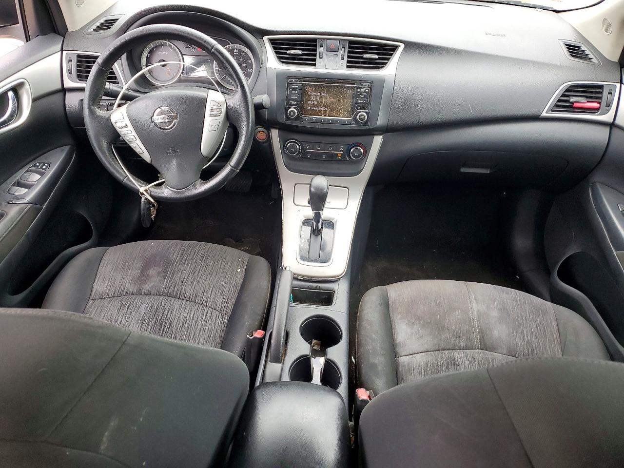 2015 Nissan Sentra Sv White vin: 3N1AB7AP1FL686485