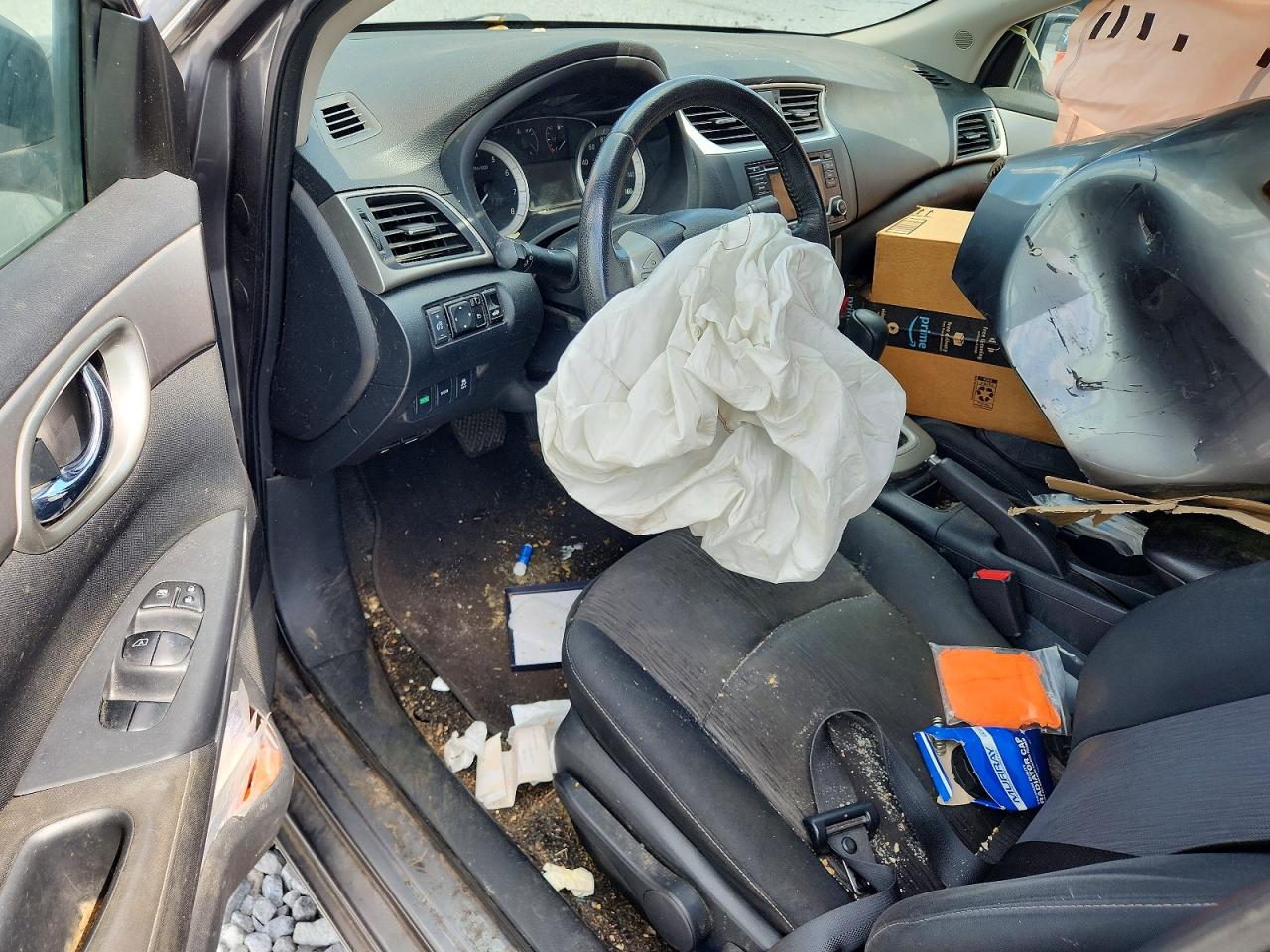 2015 Nissan Sentra Sv Угольный vin: 3N1AB7AP1FL686910
