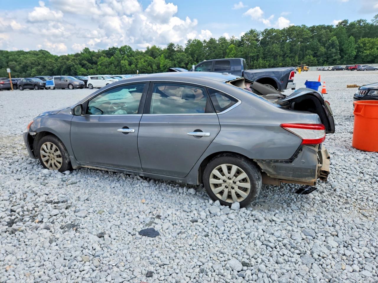 2015 Nissan Sentra Sv Угольный vin: 3N1AB7AP1FL686910