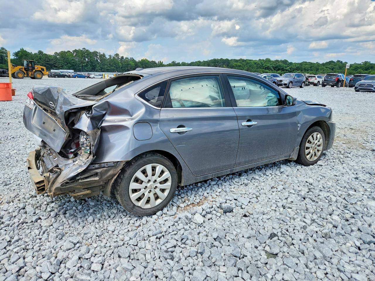 2015 Nissan Sentra Sv Угольный vin: 3N1AB7AP1FL686910