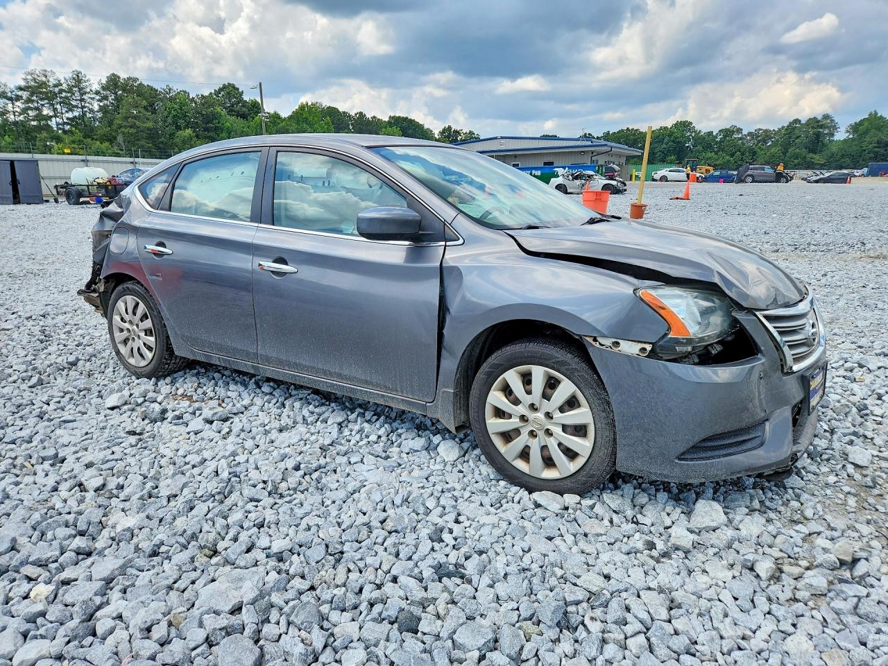 2015 Nissan Sentra Sv Угольный vin: 3N1AB7AP1FL686910
