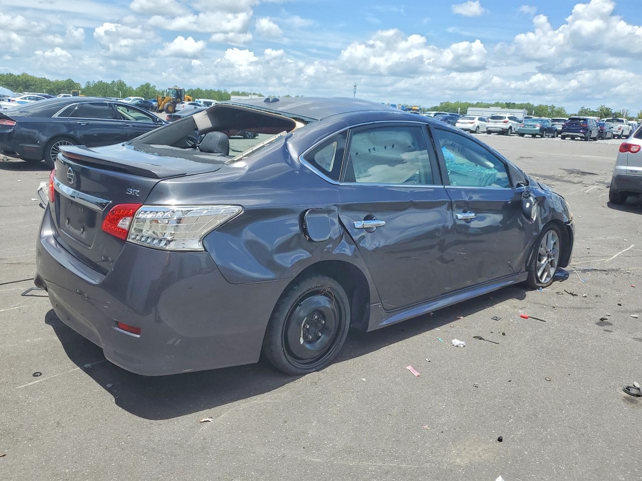 2015 Nissan Sentra Sr Gray vin: 3N1AB7AP1FY215469