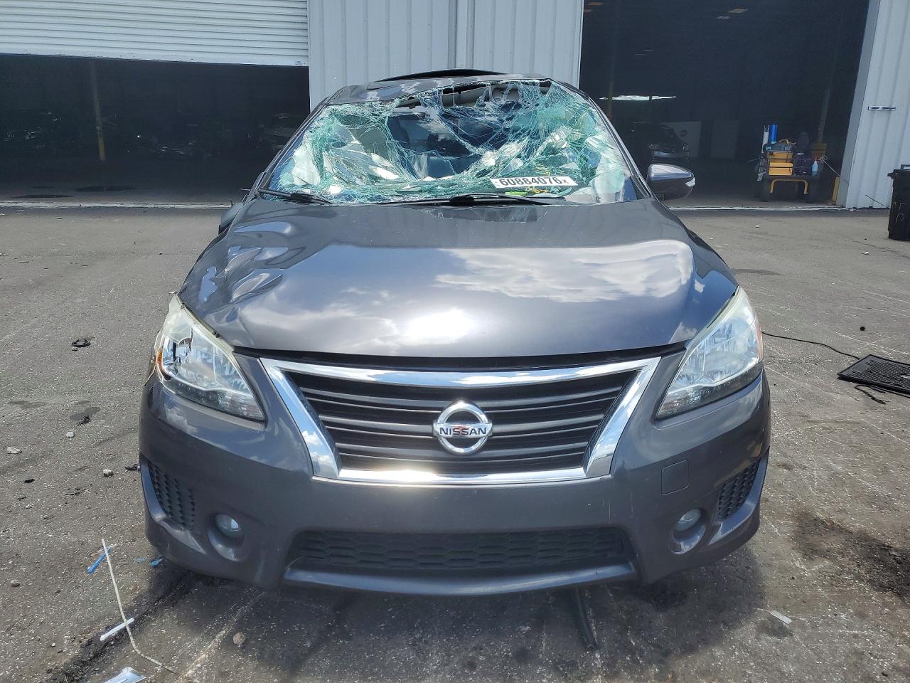 2015 Nissan Sentra Sr Gray vin: 3N1AB7AP1FY215469