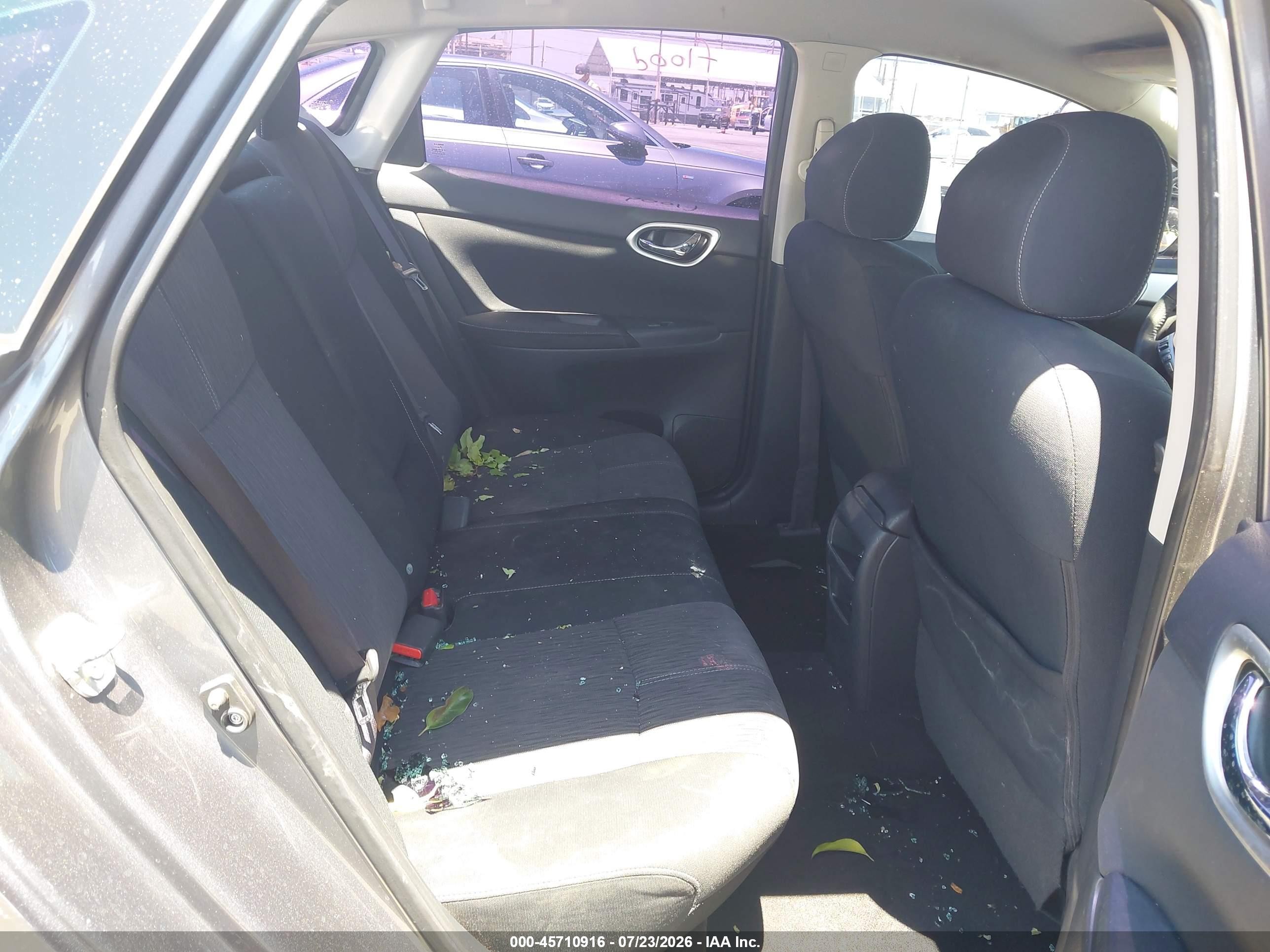 2015 Nissan Sentra Sv Gray vin: 3N1AB7AP1FY216749