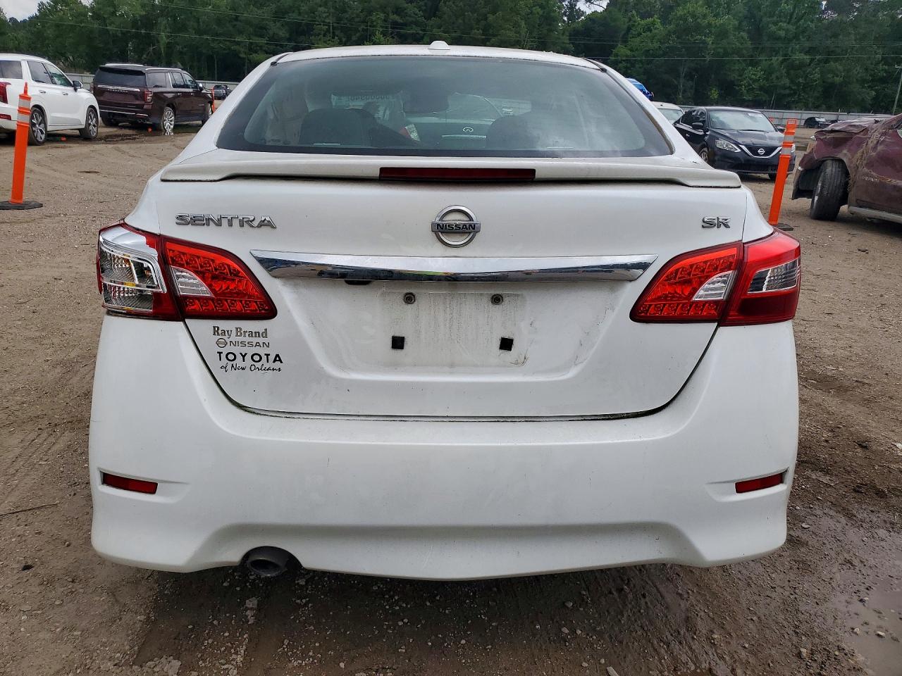 2015 Nissan Sentra Sr White vin: 3N1AB7AP1FY222308