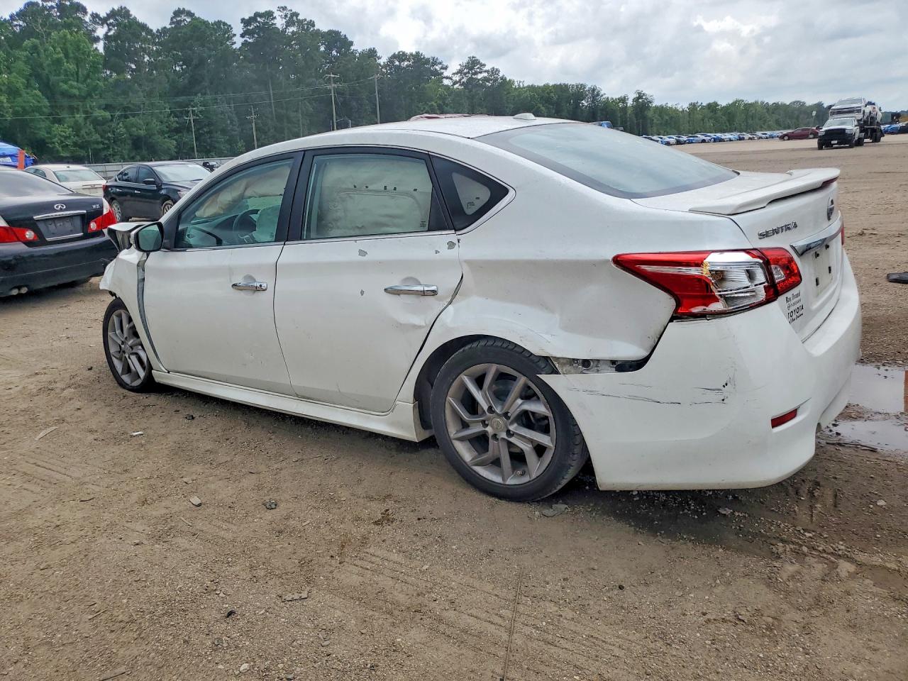 2015 Nissan Sentra Sr White vin: 3N1AB7AP1FY222308
