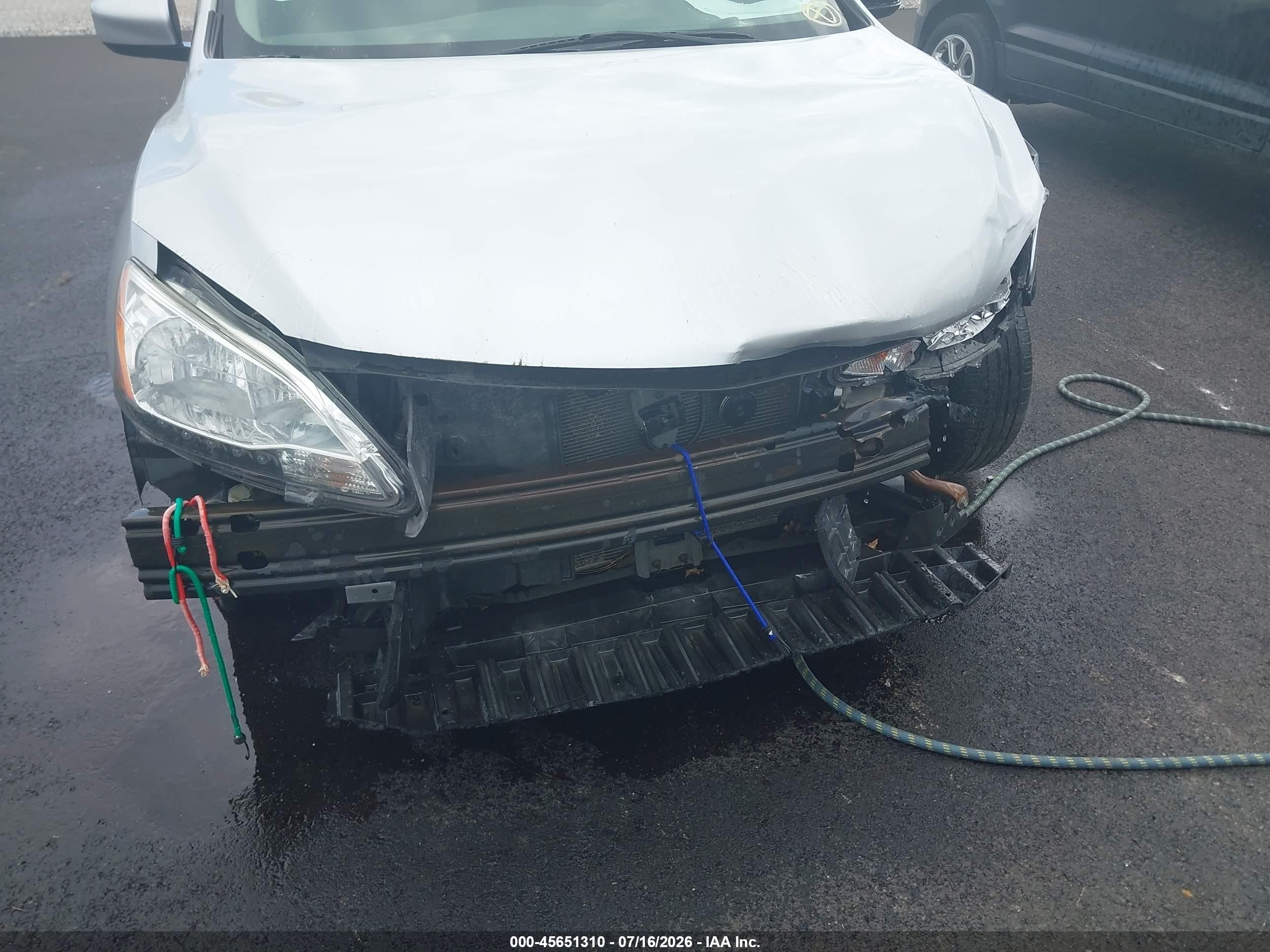 2015 Nissan Sentra Fe+ S/s/sl/sr/sv Silver vin: 3N1AB7AP1FY224740