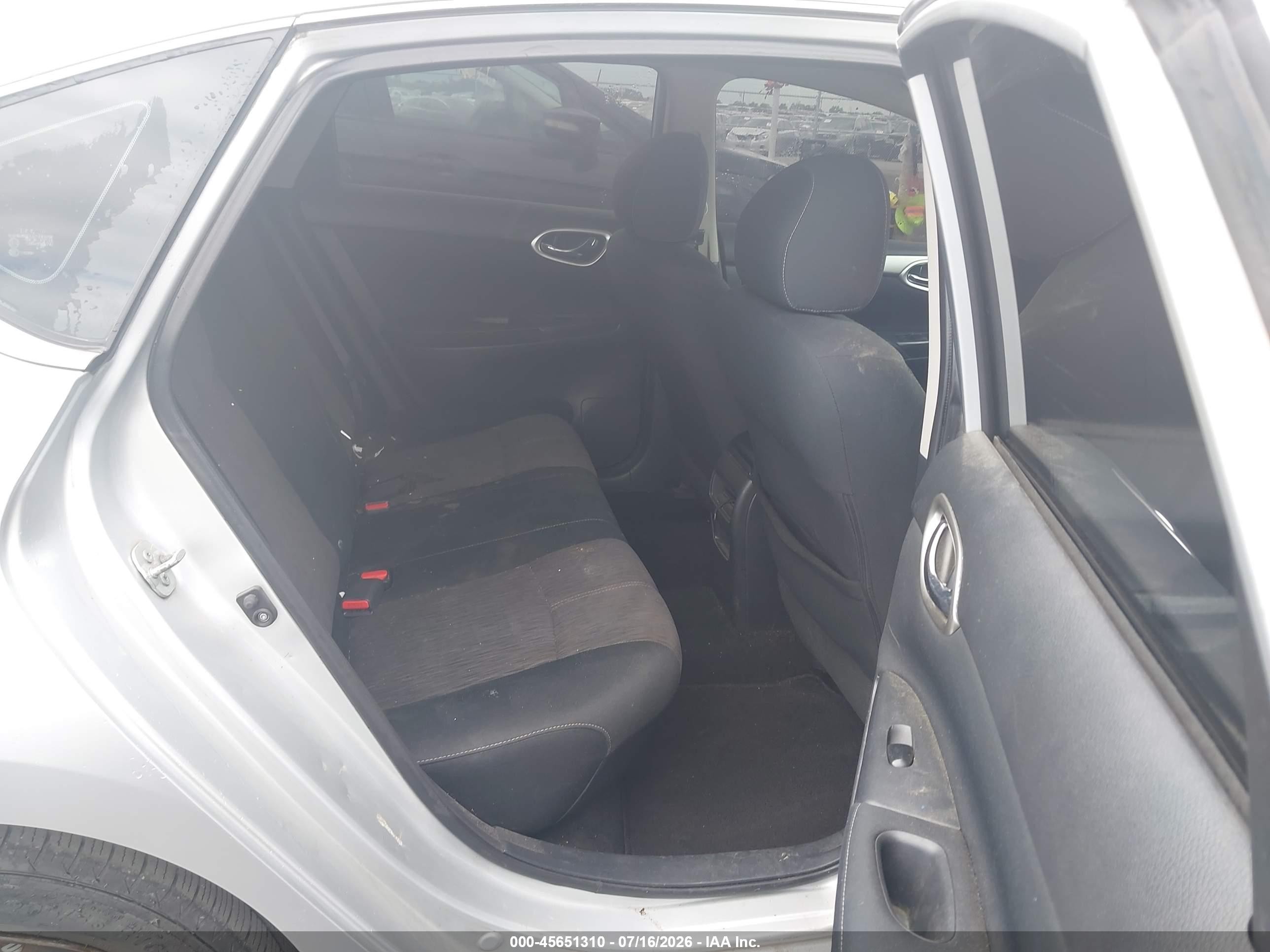 2015 Nissan Sentra Fe+ S/s/sl/sr/sv Silver vin: 3N1AB7AP1FY224740