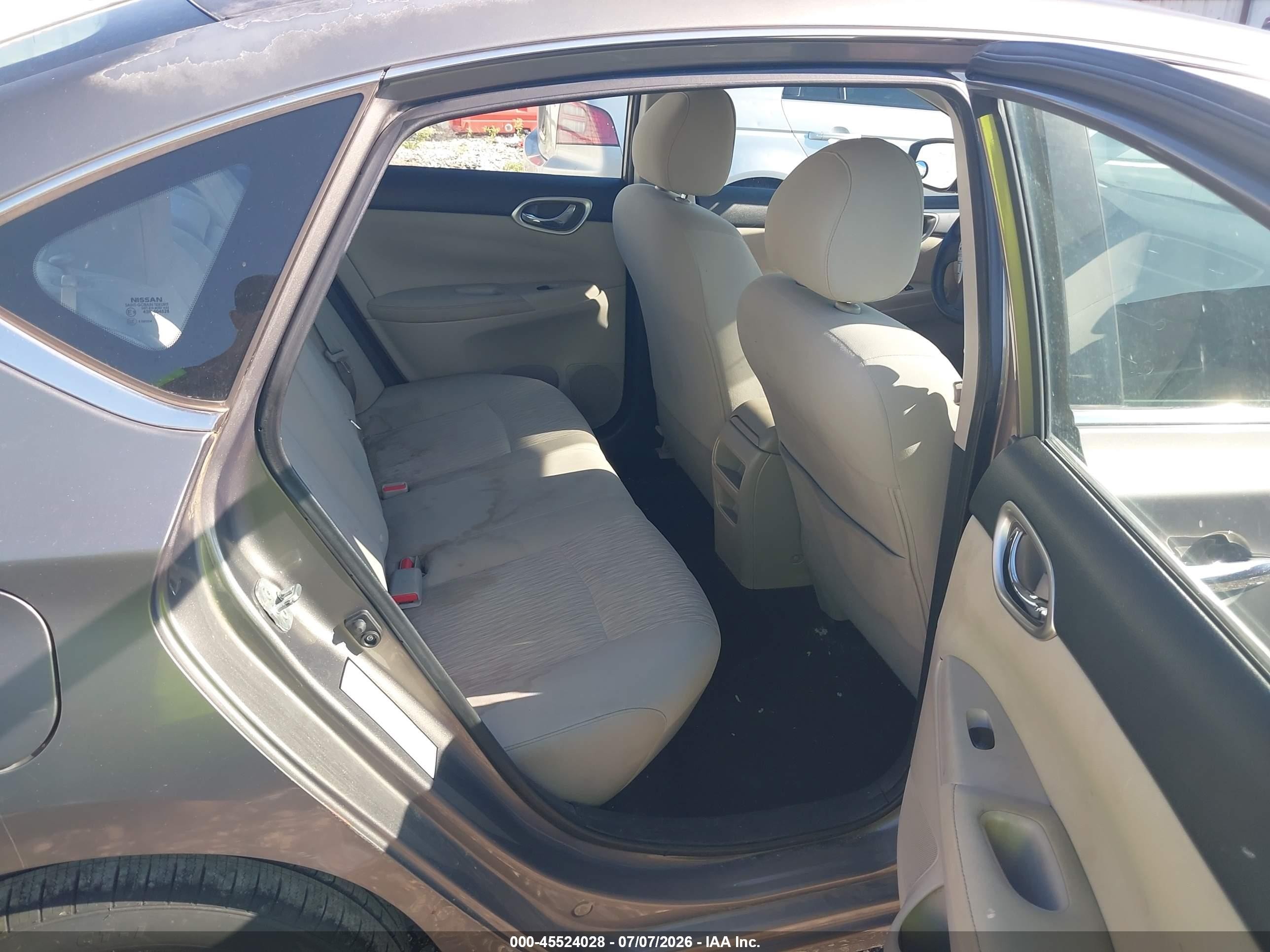 2015 Nissan Sentra Fe+ S/s/sl/sr/sv Gold vin: 3N1AB7AP1FY225998