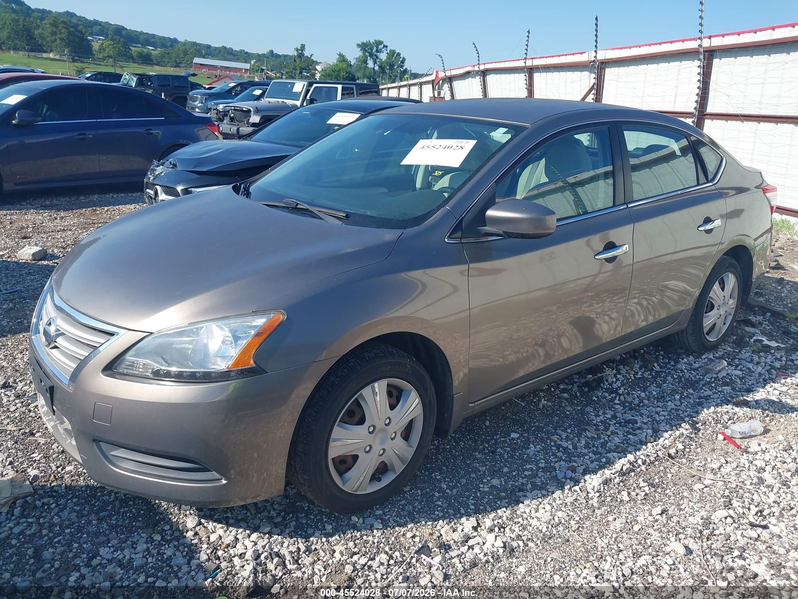 2015 Nissan Sentra Fe+ S/s/sl/sr/sv Gold vin: 3N1AB7AP1FY225998