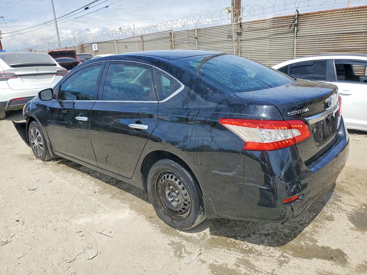 2015 Nissan Sentra S Black vin: 3N1AB7AP1FY231073
