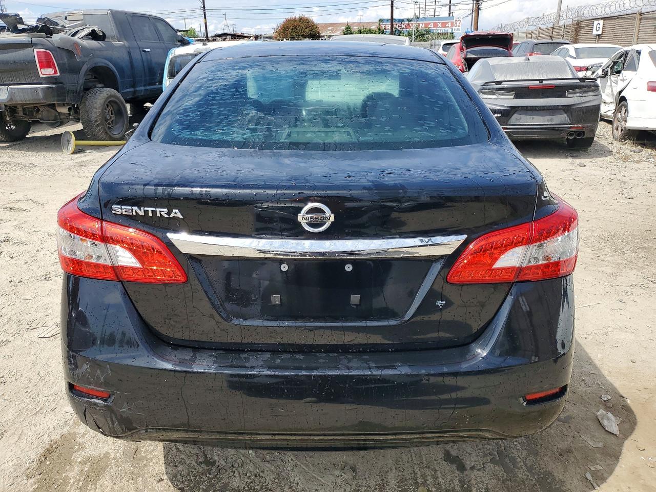 2015 Nissan Sentra S Black vin: 3N1AB7AP1FY231073