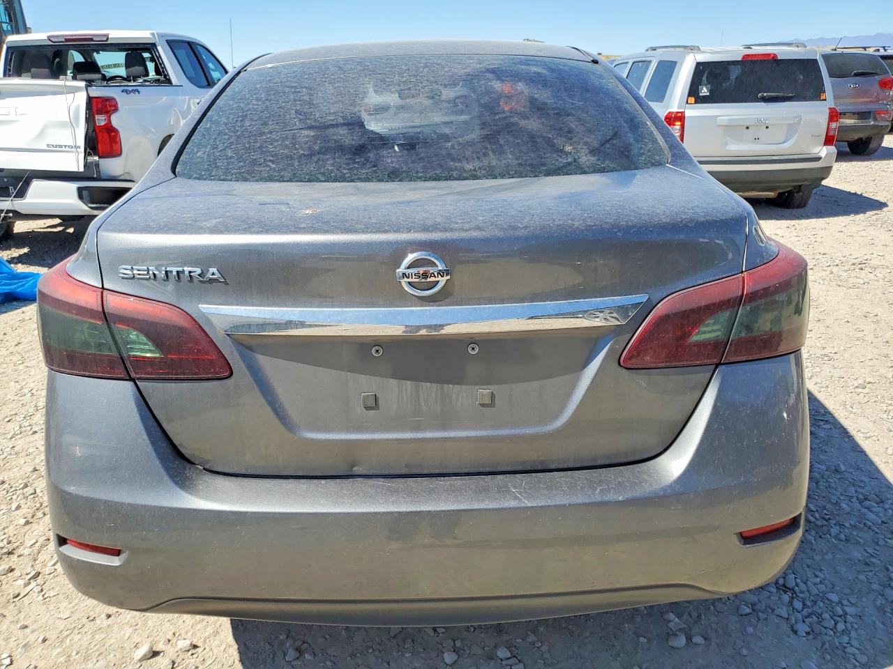 2015 Nissan Sentra S Gray vin: 3N1AB7AP1FY232644