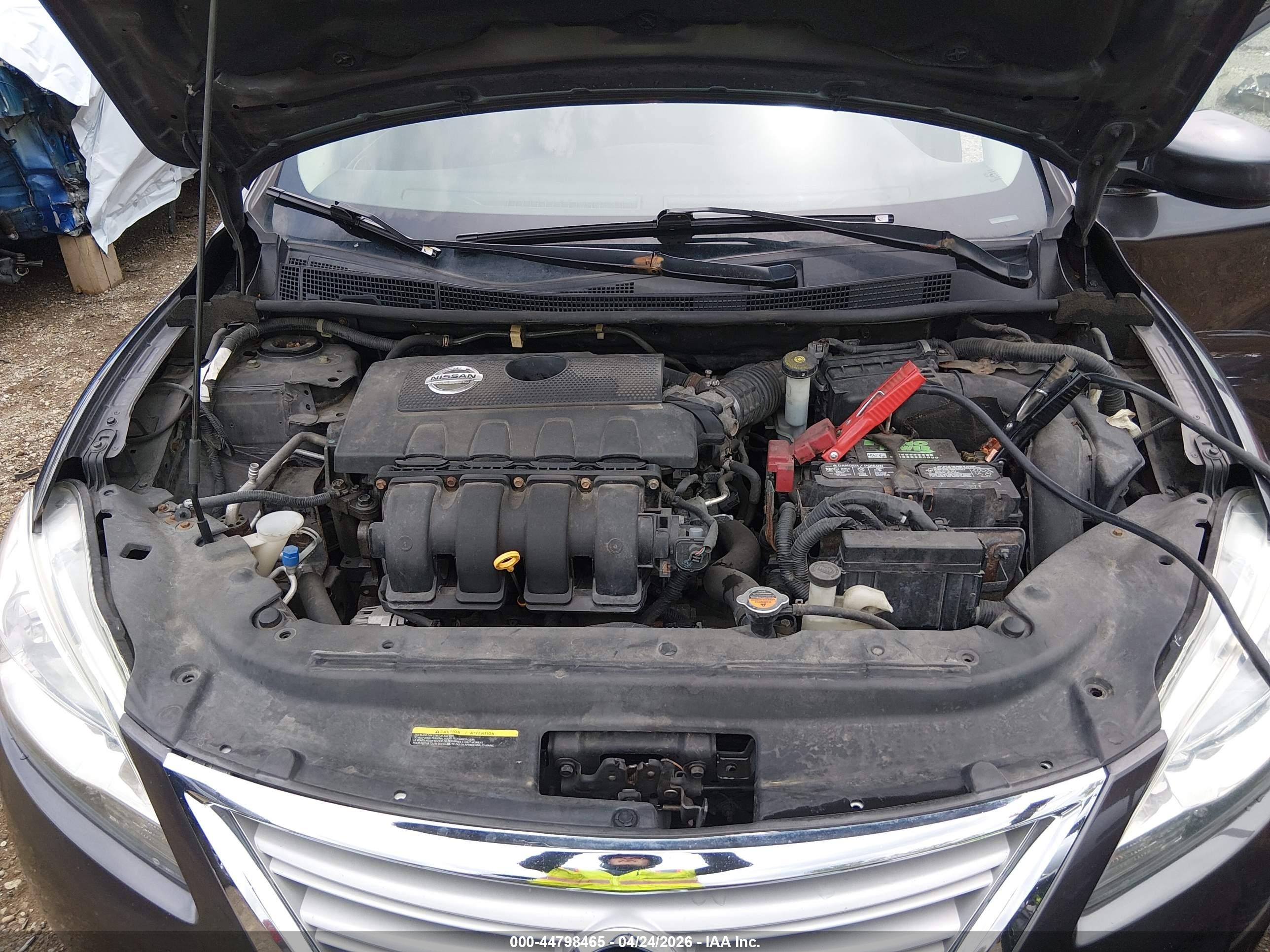 2015 Nissan Sentra Sv Gray vin: 3N1AB7AP1FY235477