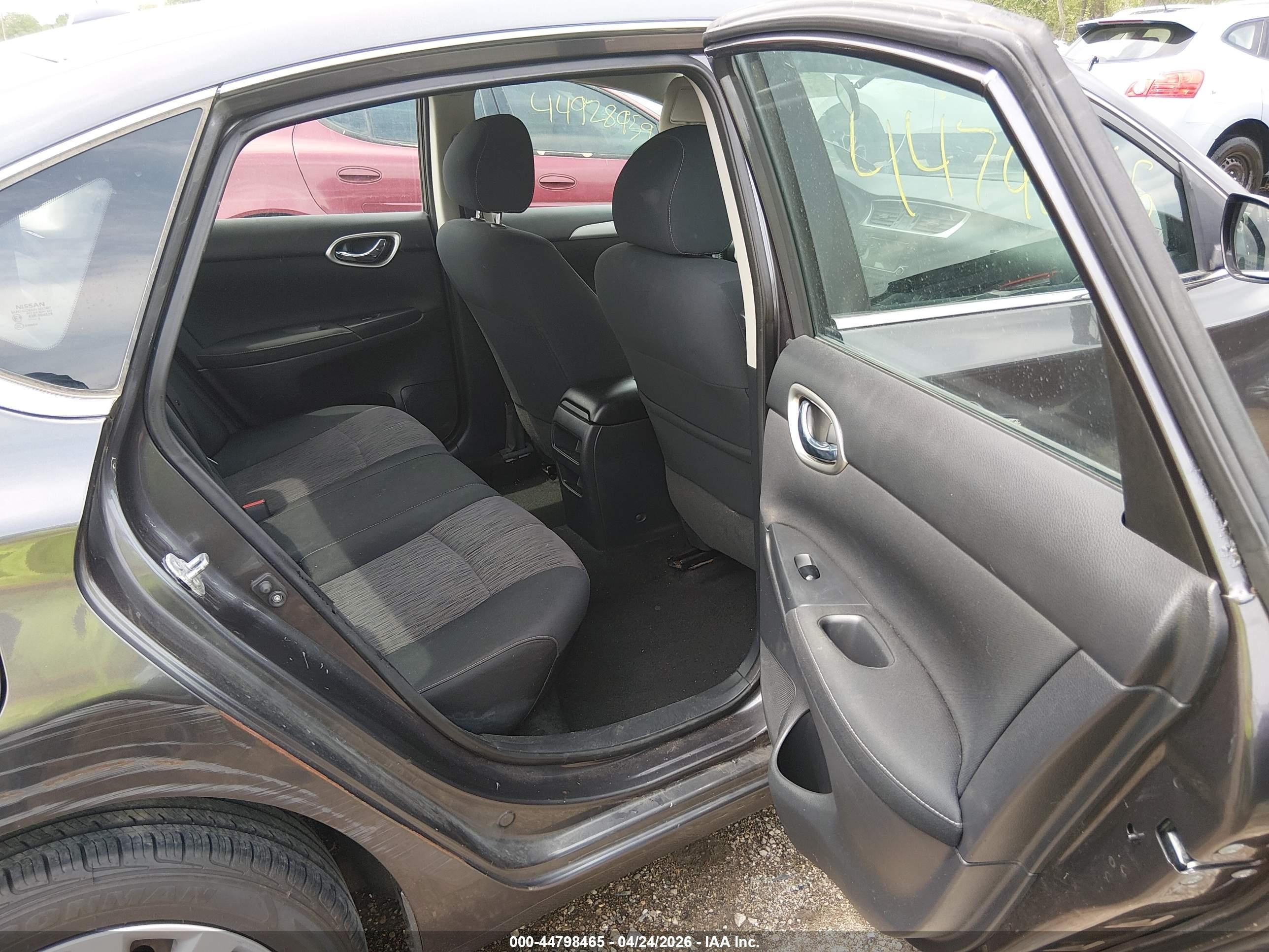 2015 Nissan Sentra Sv Gray vin: 3N1AB7AP1FY235477