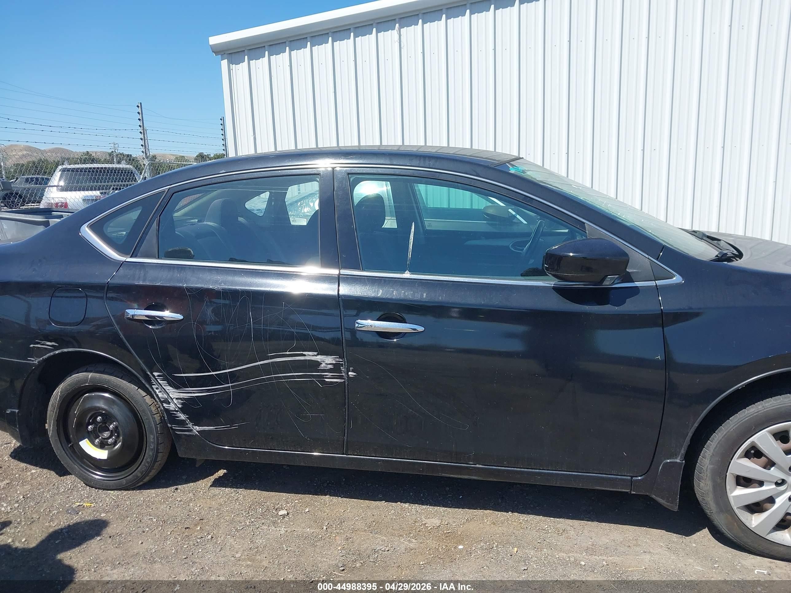 2015 Nissan Sentra Sv Black vin: 3N1AB7AP1FY236712