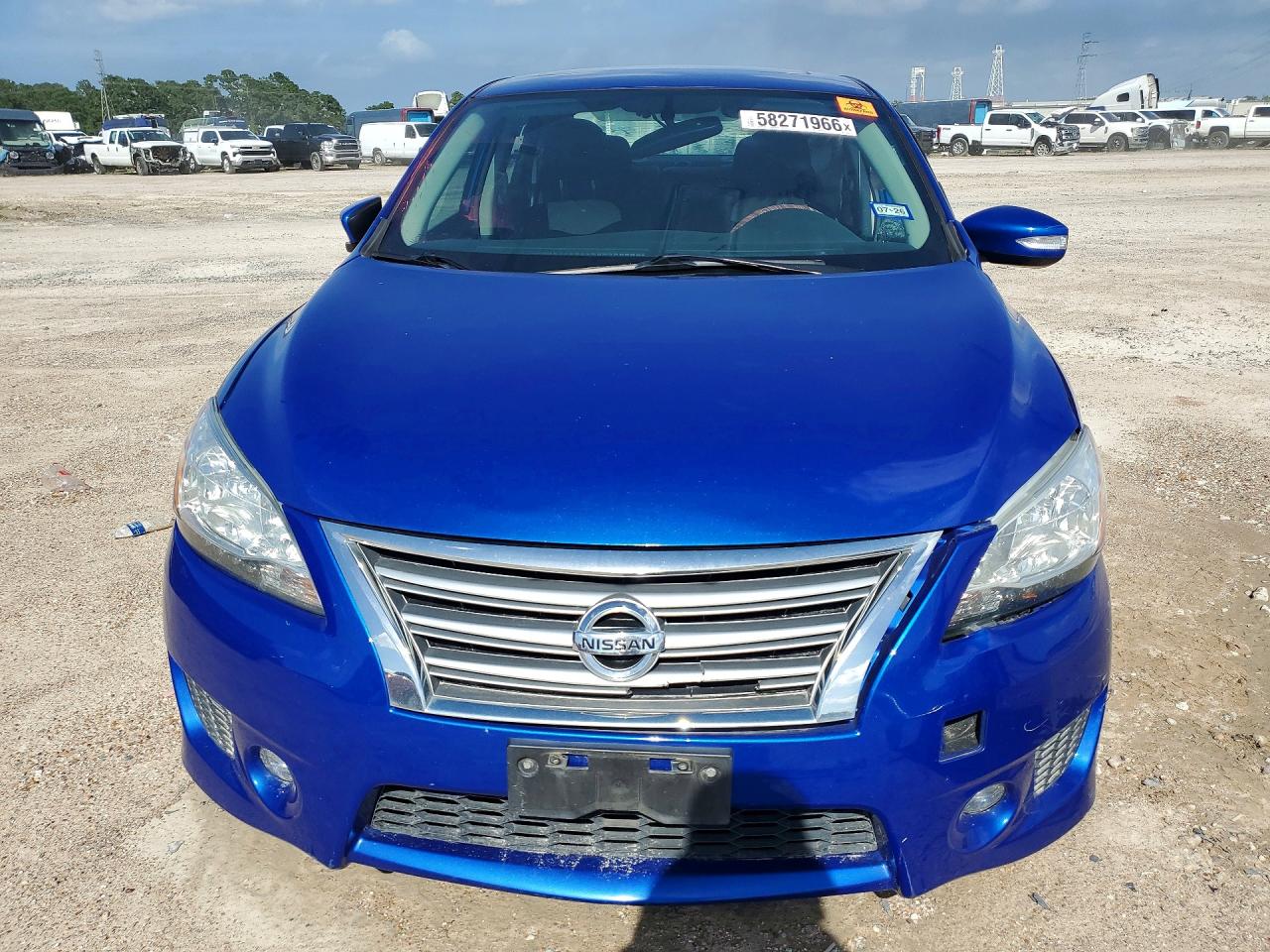 2015 Nissan Sentra Sr Blue vin: 3N1AB7AP1FY240968