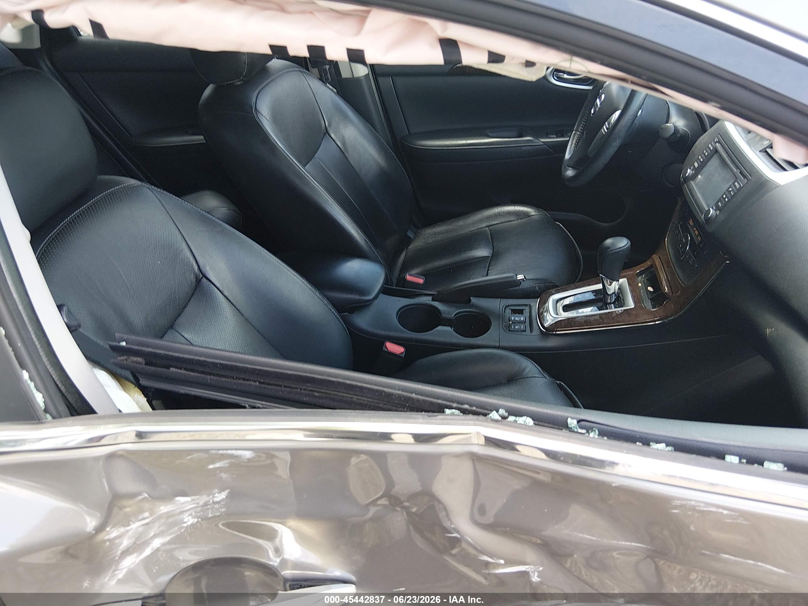 2015 Nissan Sentra Sl Gray vin: 3N1AB7AP1FY241165
