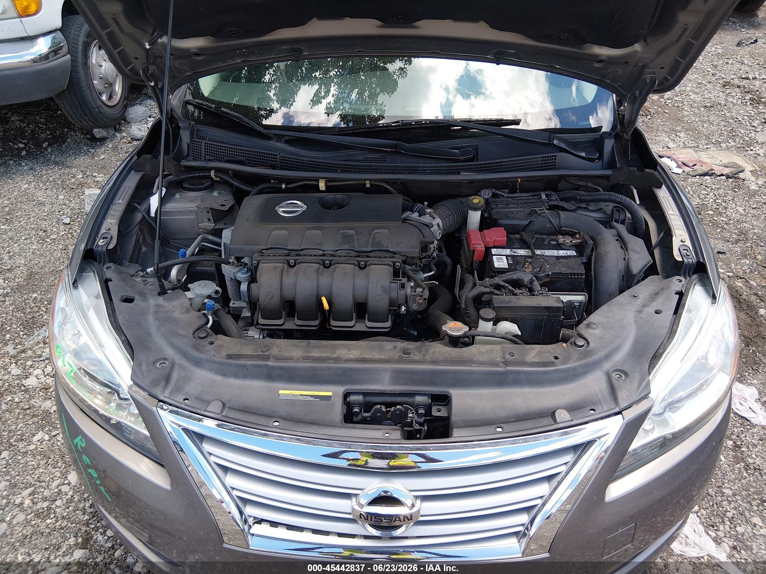 2015 Nissan Sentra Sl Gray vin: 3N1AB7AP1FY241165