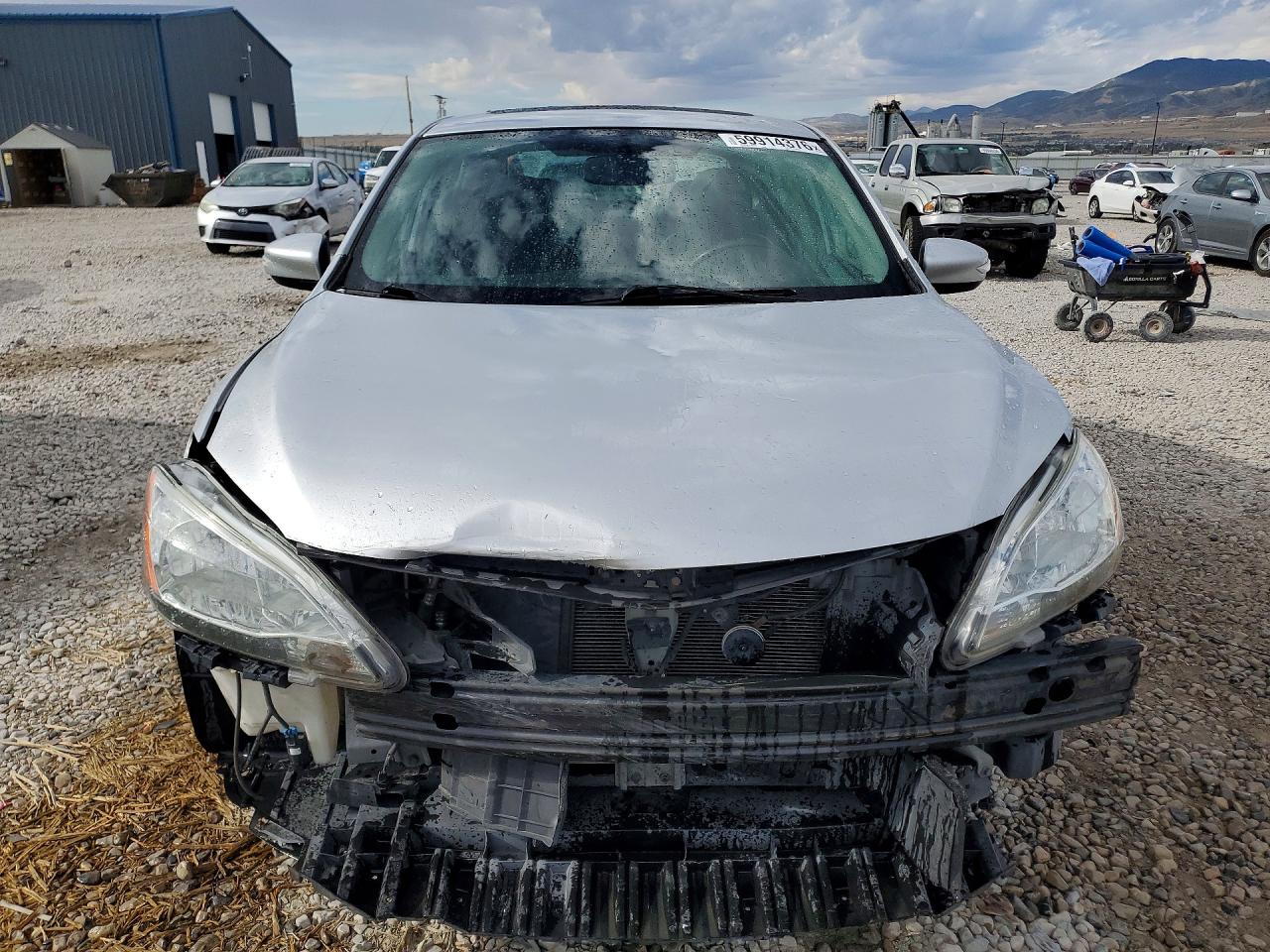 2015 Nissan Sentra Sl Silver vin: 3N1AB7AP1FY242378