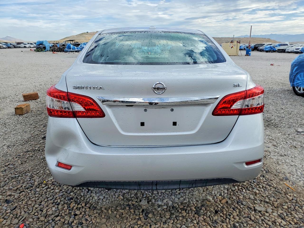 2015 Nissan Sentra Sl Silver vin: 3N1AB7AP1FY242378