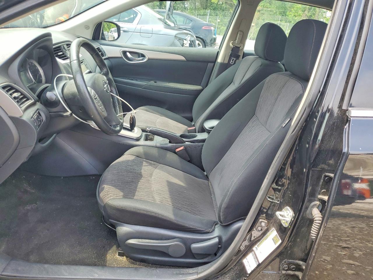 2015 Nissan Sentra Sv Black vin: 3N1AB7AP1FY243921