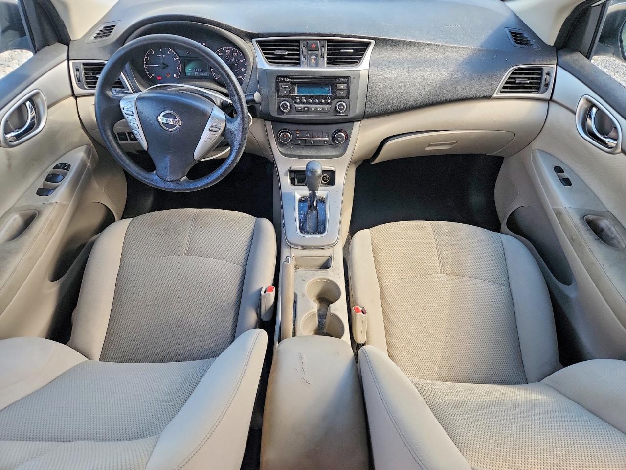 2015 Nissan Sentra S White vin: 3N1AB7AP1FY244907