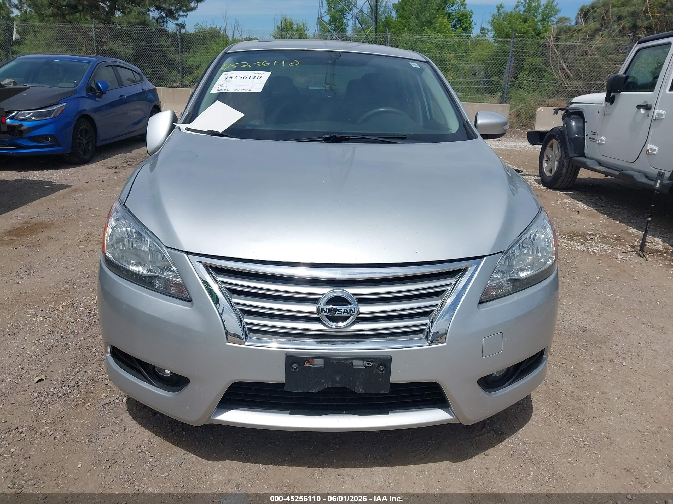 2015 Nissan Sentra Sl Silver vin: 3N1AB7AP1FY245149