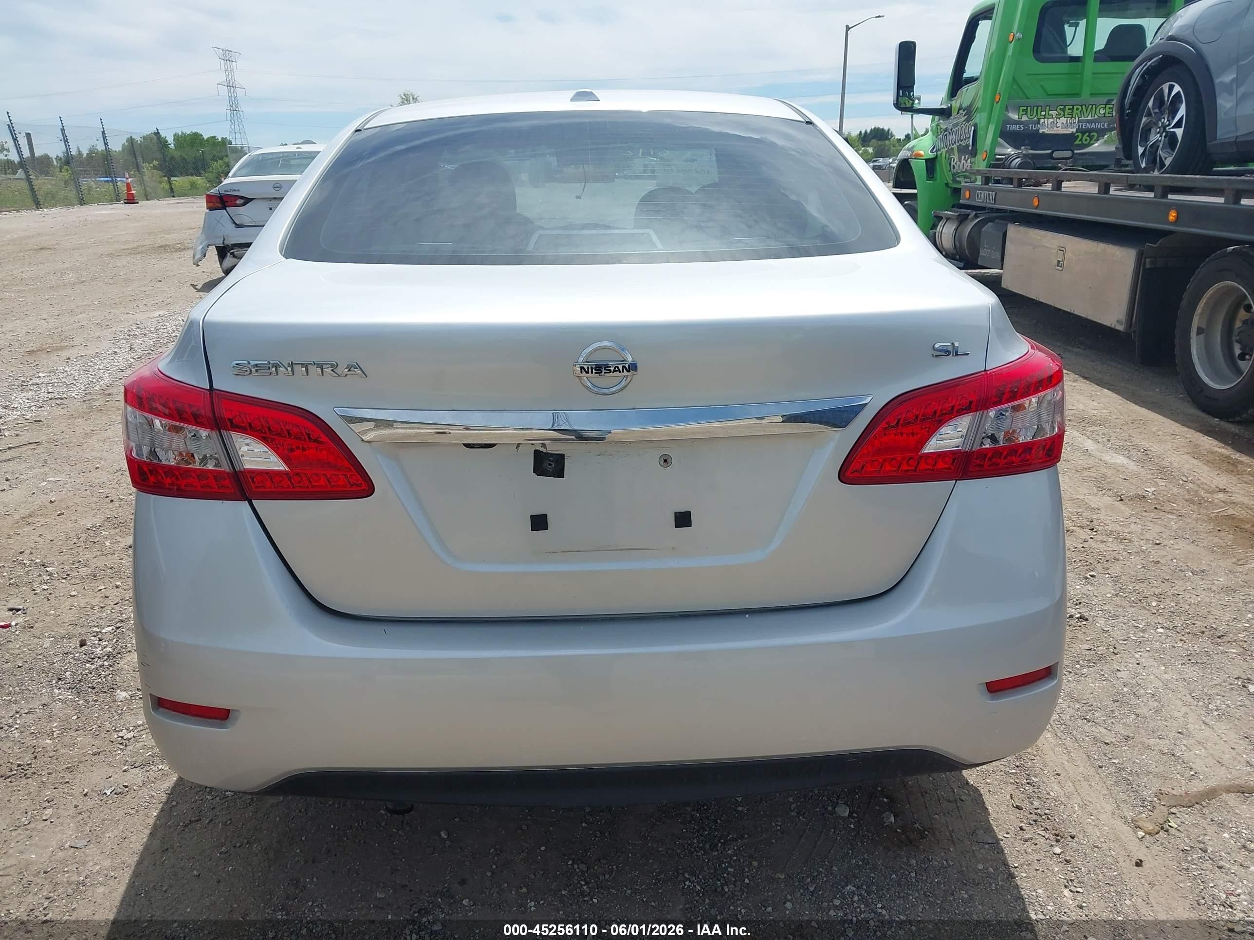 2015 Nissan Sentra Sl Silver vin: 3N1AB7AP1FY245149