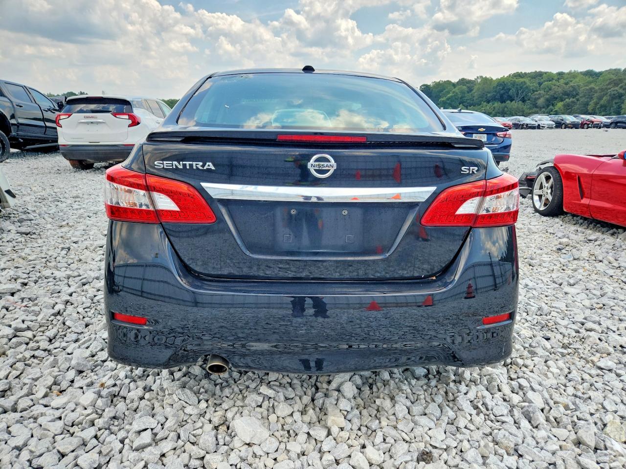 2015 Nissan Sentra Sr Черный vin: 3N1AB7AP1FY248455