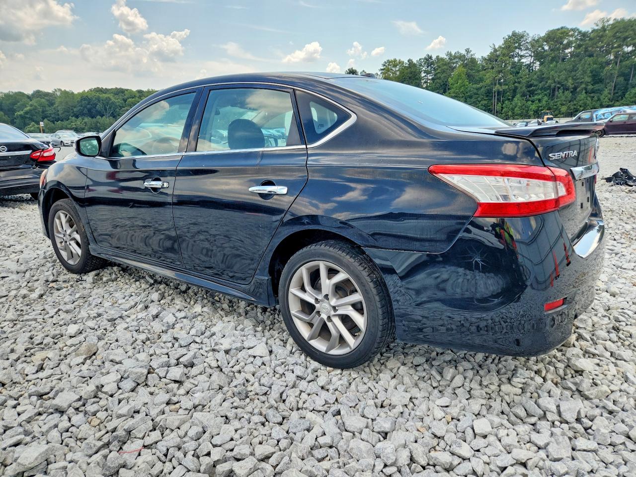 2015 Nissan Sentra Sr Черный vin: 3N1AB7AP1FY248455