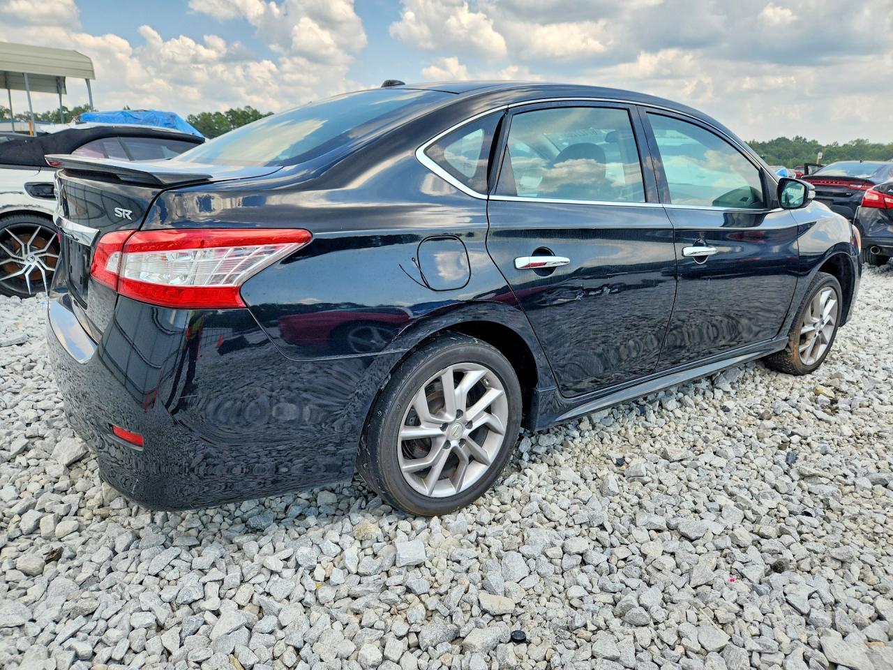 2015 Nissan Sentra Sr Черный vin: 3N1AB7AP1FY248455