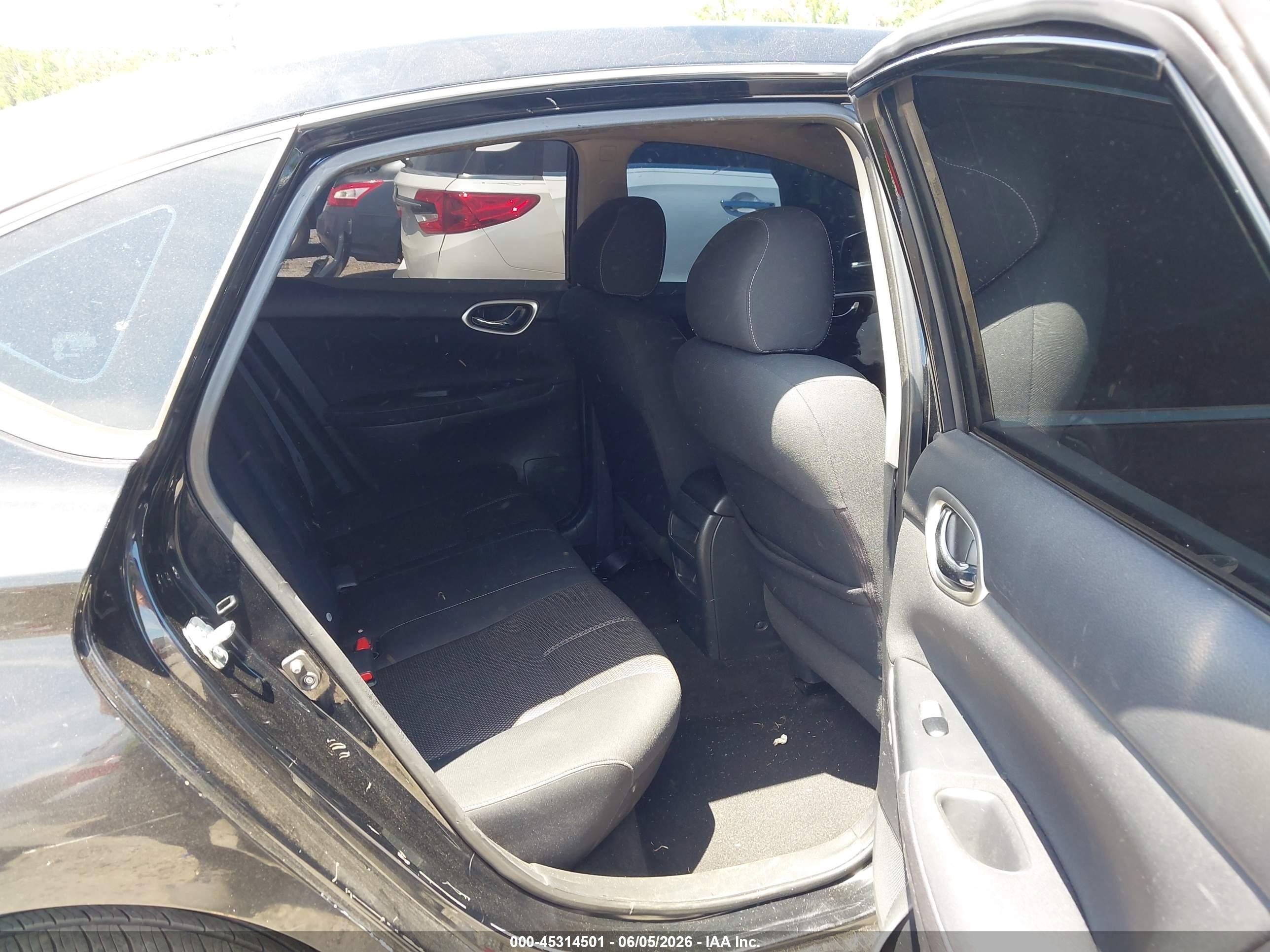 2015 Nissan Sentra S Black vin: 3N1AB7AP1FY252070