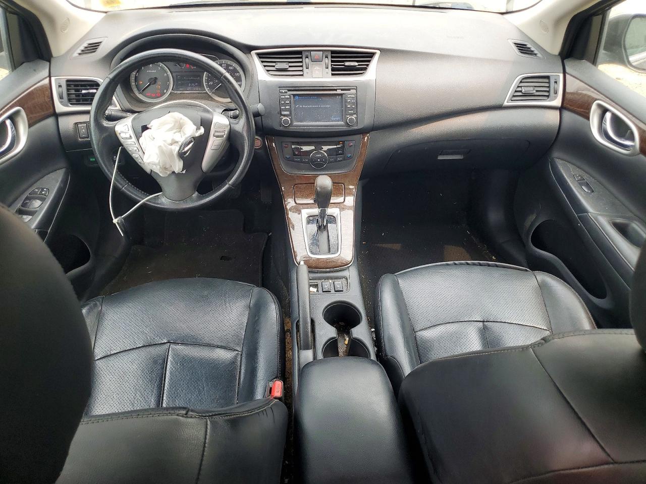 2015 Nissan Sentra Sl Серый vin: 3N1AB7AP1FY254305