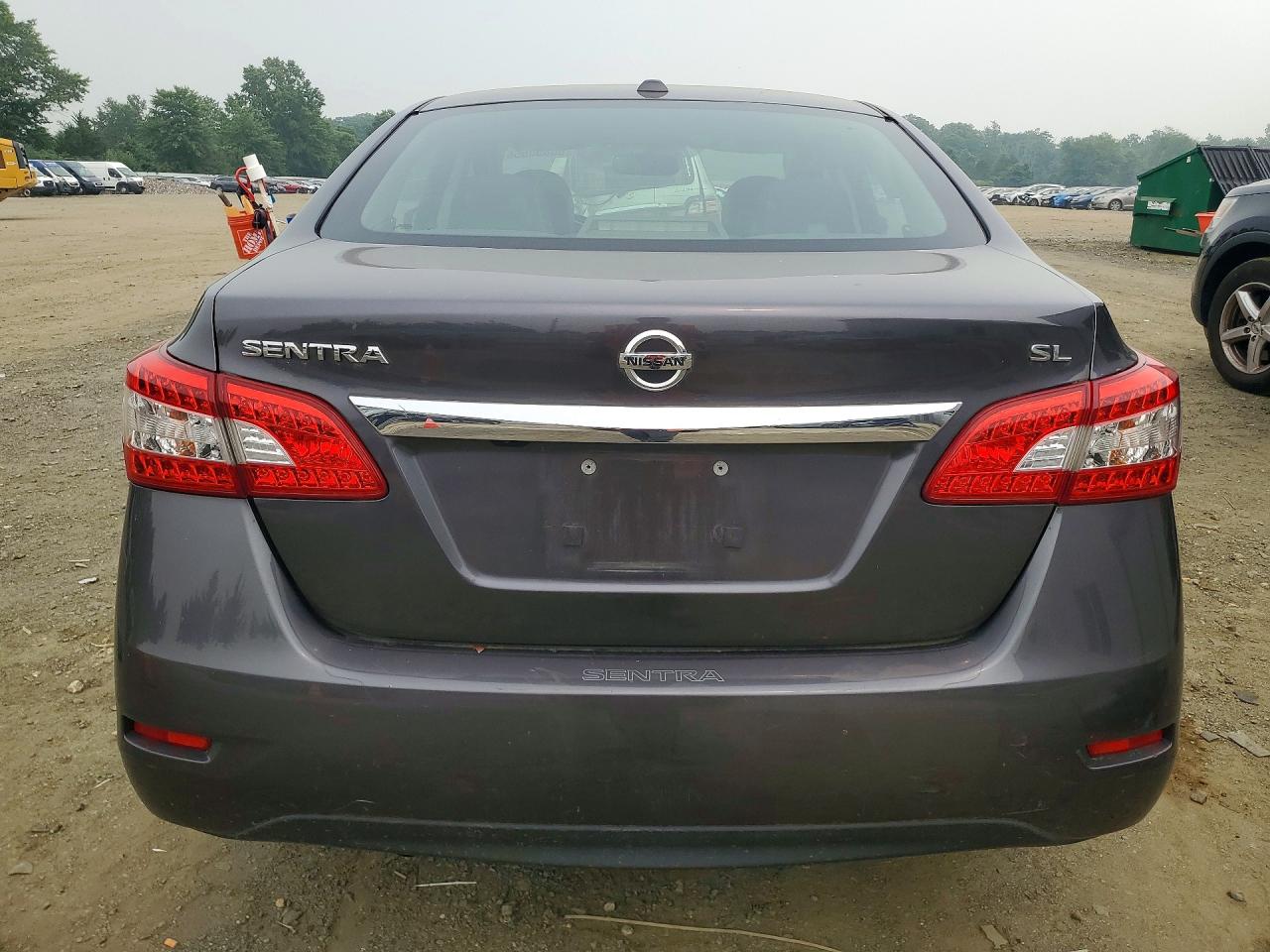 2015 Nissan Sentra Sl Серый vin: 3N1AB7AP1FY254305