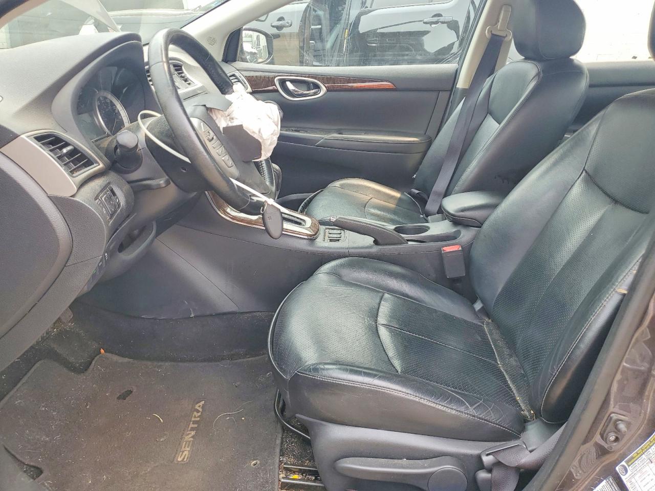 2015 Nissan Sentra Sl Серый vin: 3N1AB7AP1FY254305