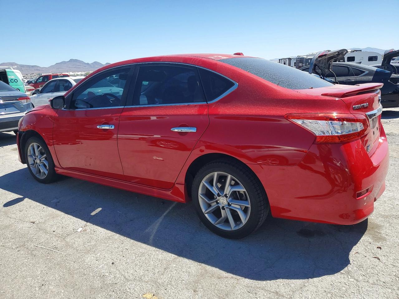 2015 Nissan Sentra Sr Красный vin: 3N1AB7AP1FY256023