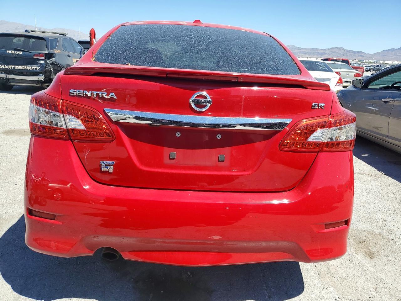 2015 Nissan Sentra Sr Красный vin: 3N1AB7AP1FY256023