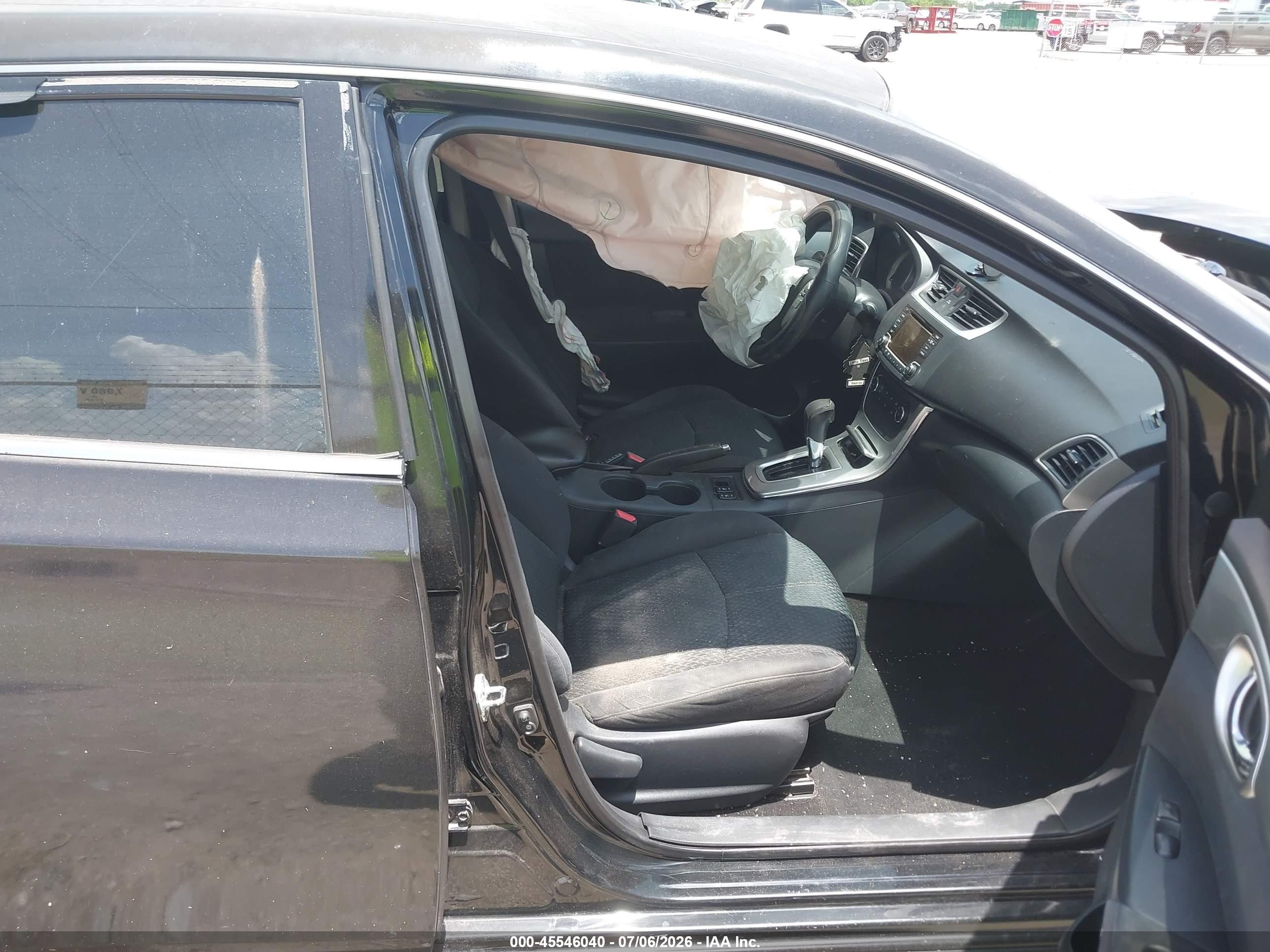 2015 Nissan Sentra Sr Black vin: 3N1AB7AP1FY257687