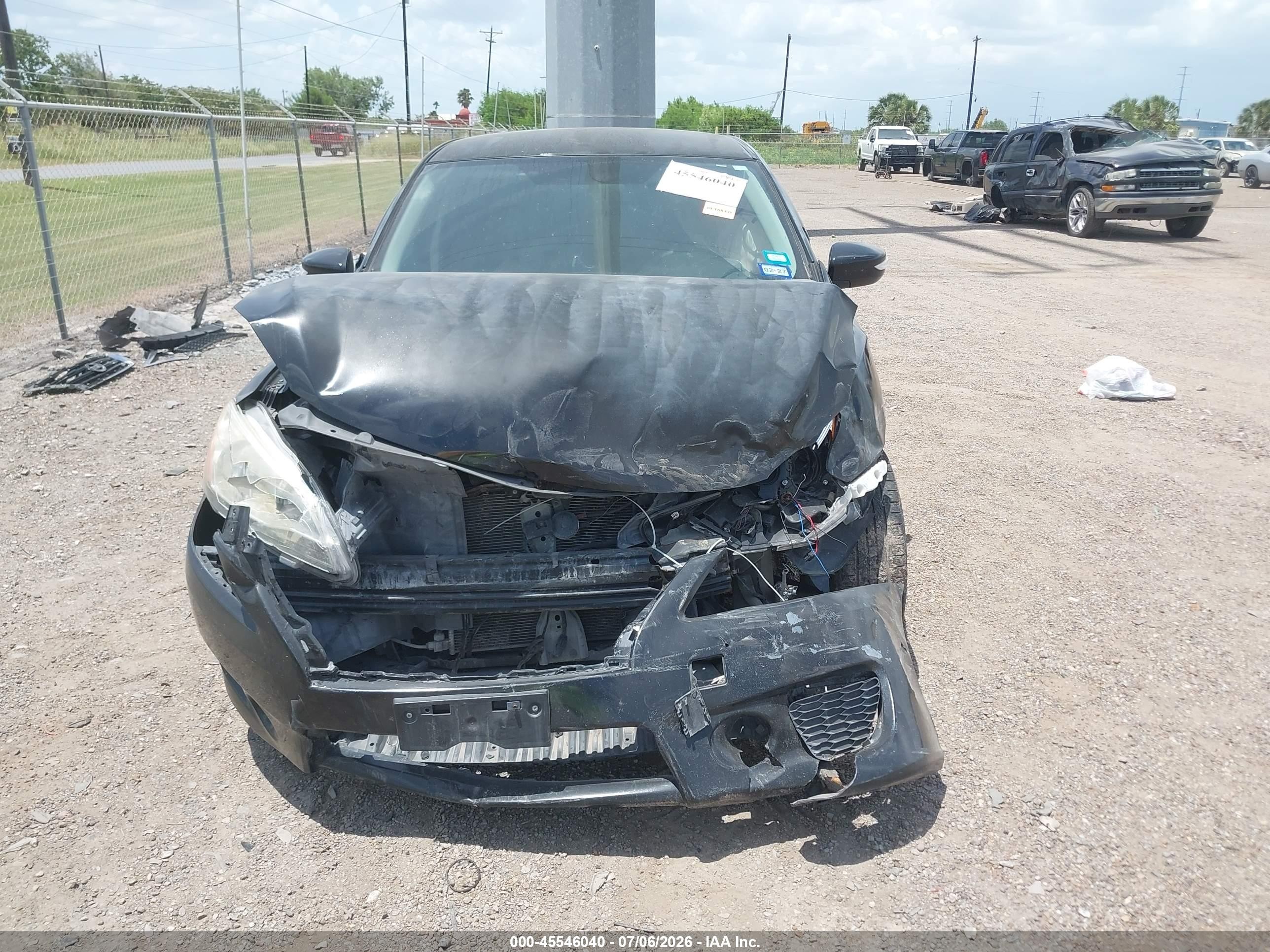 2015 Nissan Sentra Sr Black vin: 3N1AB7AP1FY257687