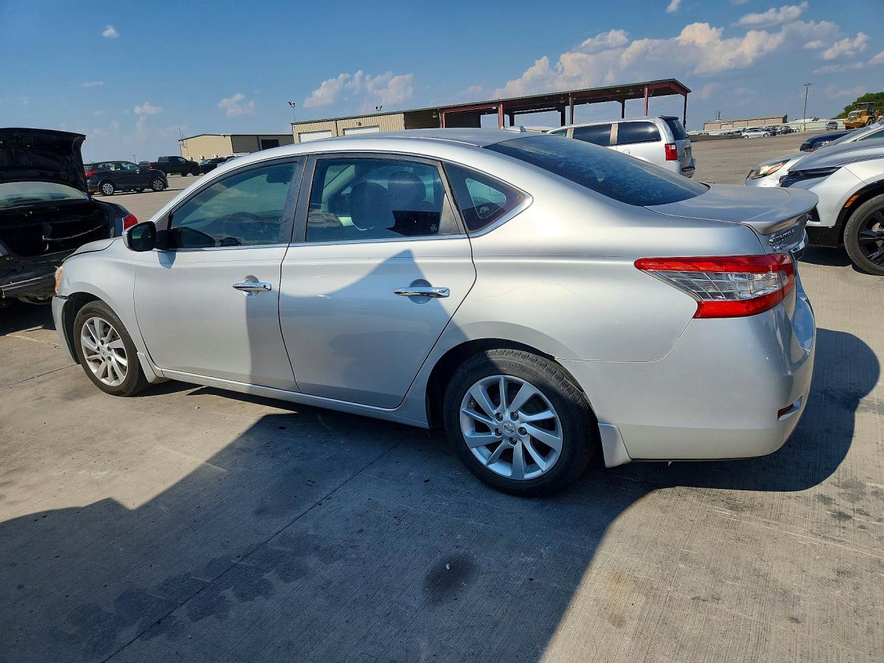 2015 Nissan Sentra Sv Gray vin: 3N1AB7AP1FY258693